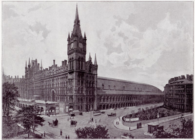 St Pancras Station: the exterior